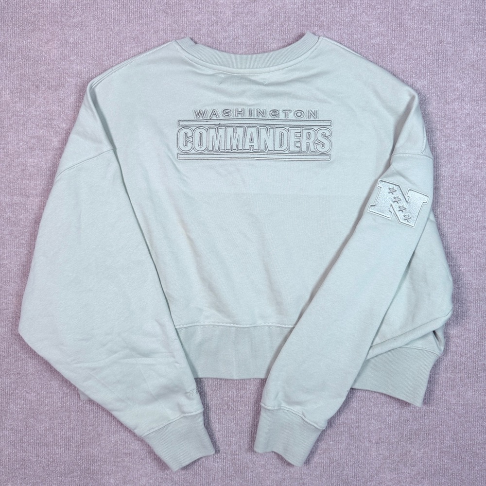 Pro Standard Washington Commanders Cropped Sweatshirt Green Womens Medium NFL